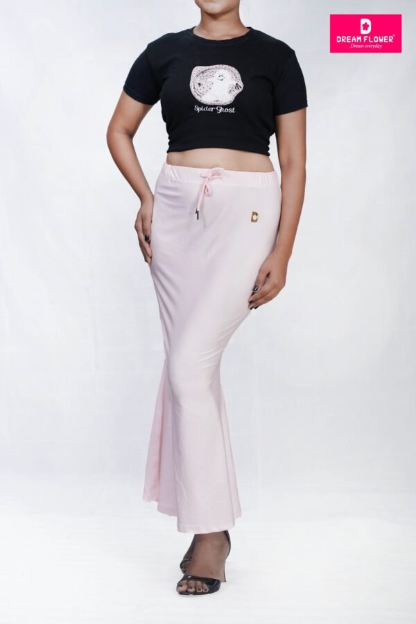 Shimmer Saree shaper - Baby Pink - Image 5