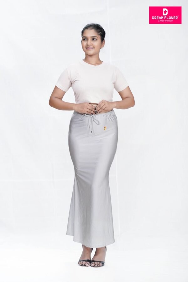 Shimmer Saree Shaper - Light Grey