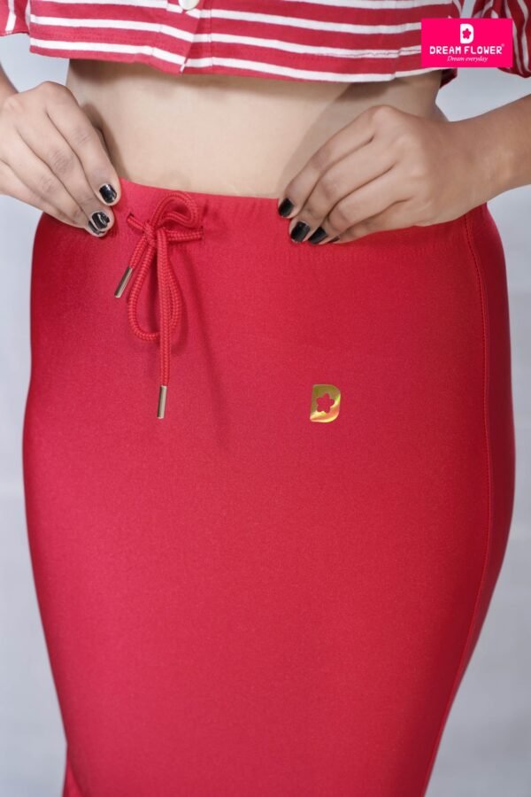 Shimmer Saree Shaper - Red - Image 3