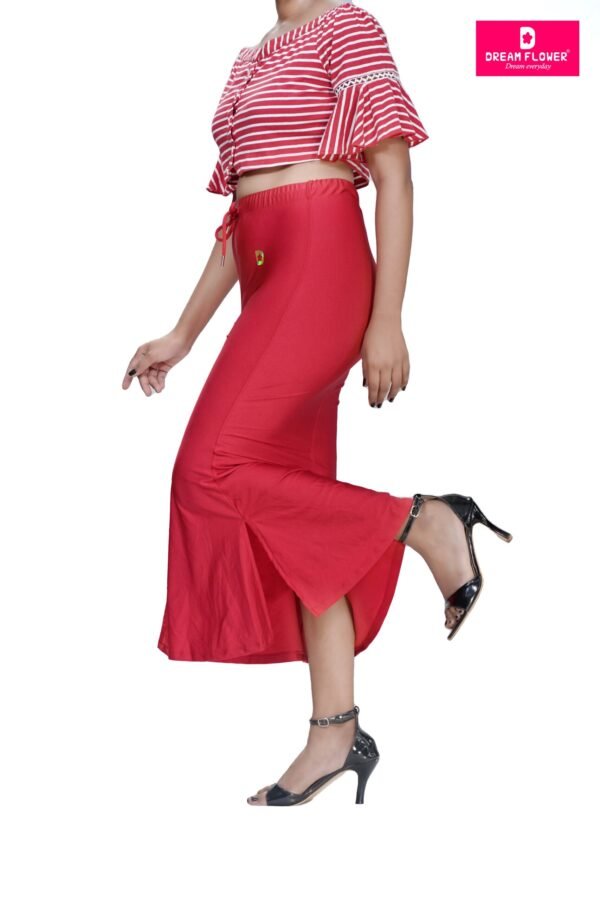 Shimmer Saree Shaper - Red - Image 5