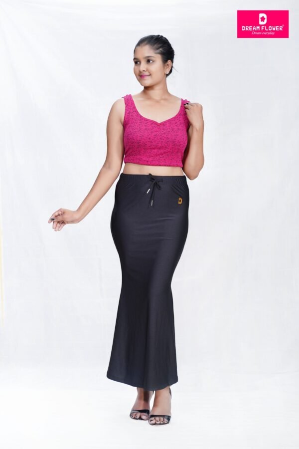 black saree shaper